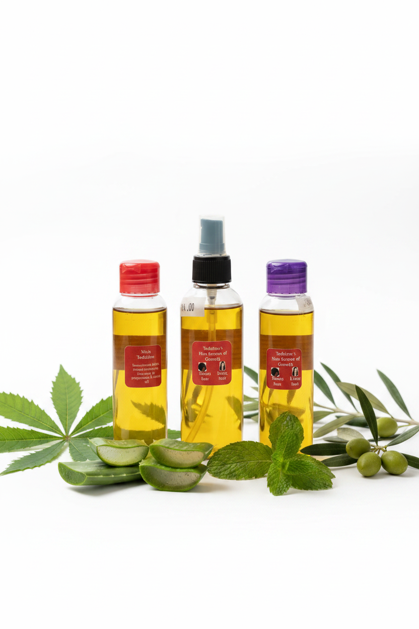 Hair Secrets of Growth products - text removed